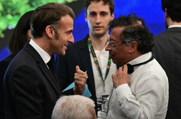 Gustavo Petro y Macron buscan alianza por la paz en Medio Oriente.