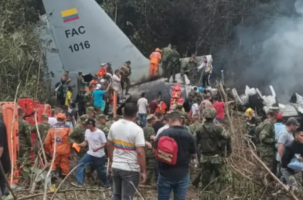 Aumenta a 68 el número de muertos por accidente del avión Hércules de la FAC en Putumayo