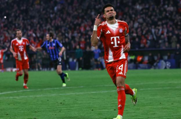 Luis Díaz en el Bayern Múnich. / Foto: AFP.