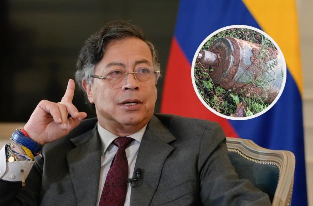 Petro da más detalles de bomba ecuatoriana en Colombia. / Foto: Presidencia y RTVC.