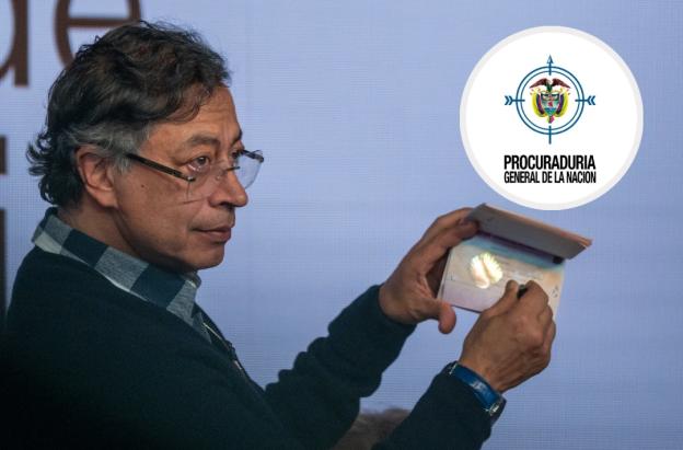 Petro sobre demanda de la Procuraduría. / Fotos: Presidencia y Procuraduría.