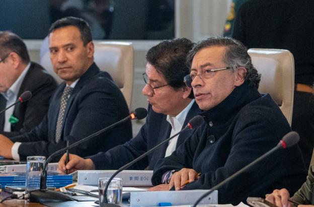 Presidente Petro denuncia presunto bombardeo de Ecuador. / Foto: Presidencia.