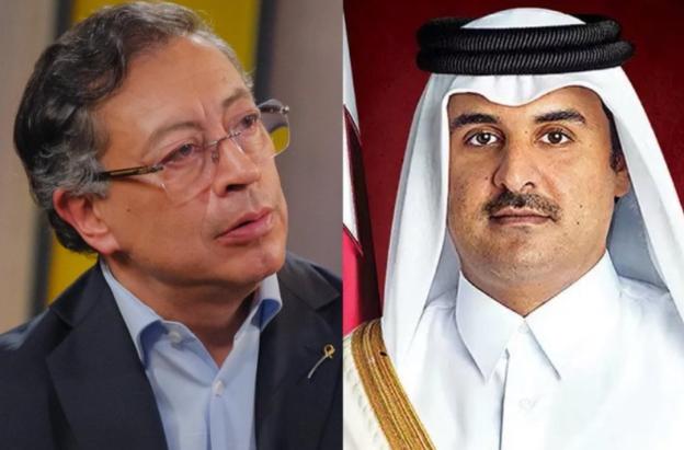 Petro con jefes de Estado de Oriente Medio. / Foto: Presidencia.