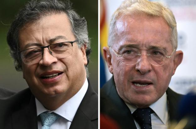 Petro le responde a Uribe. / Foto: AFP.