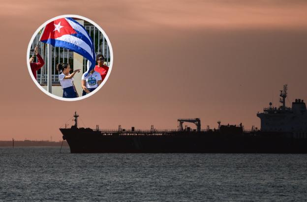 Buque petrolero ruso llega a Cuba. / Fotos: AFP.