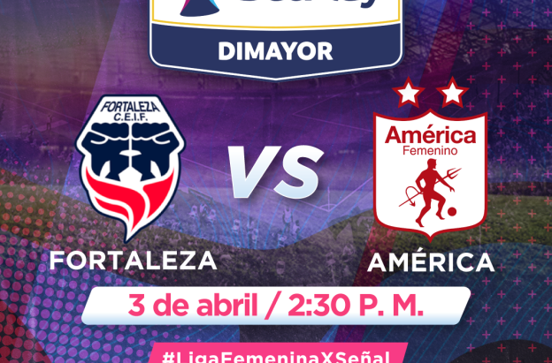 Liga Femenina Betplay Fortaleza America en Vivo Señal Colombia