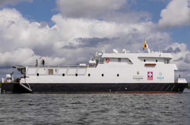 Presidente Petro bautiza el 'Benkos Biohó': el buque hospital que atenderá a comunidades donde ir al médico era practicamente imposible