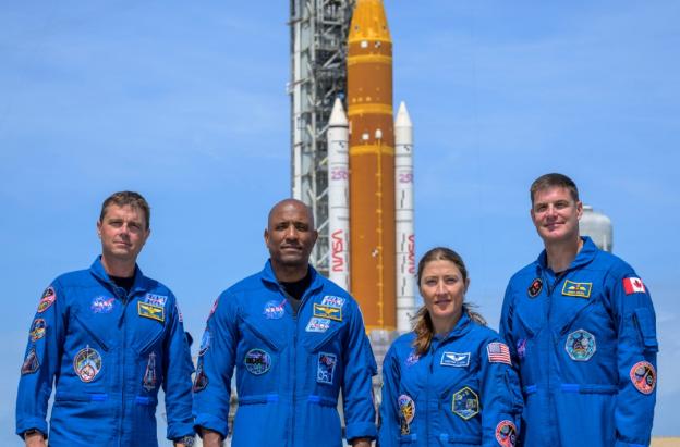 Tripulación de Artemis 2. / Foto: AFP.