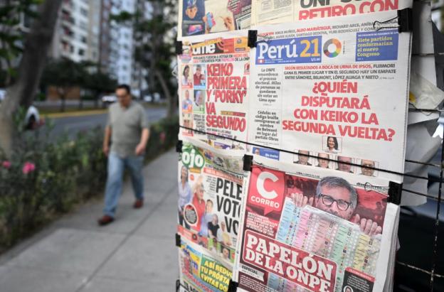 Elecciones presidenciales de Perú se reanudaron este lunes.