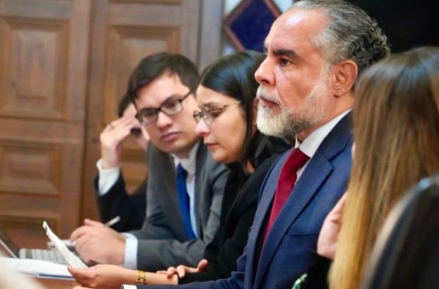 Seguridad para candidatos presidenciales. / Foto: Ministerio del Interior.