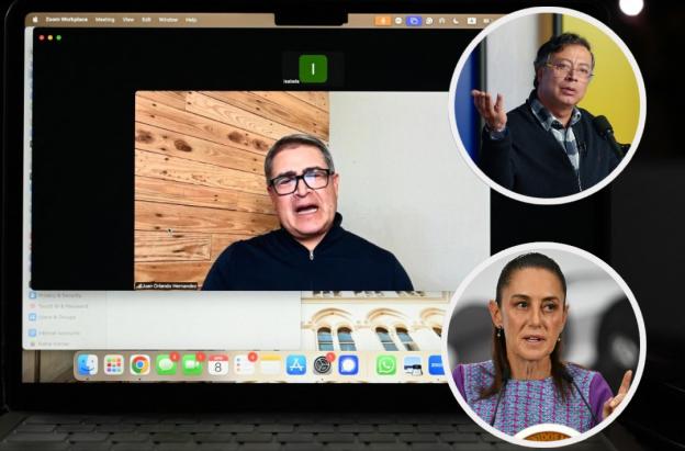 HondurasGate. / Fotos: Captura de video, AFP y Presidencia.
