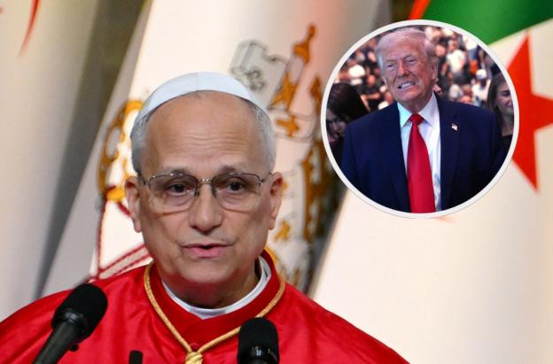 Papa León XIV le responde a Trump. / Fotos: AFP.