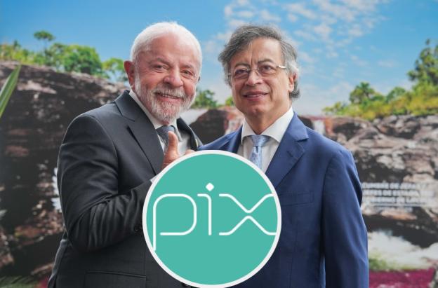 Petro pide a Brasil funcionamiento de sistema PIX. / Fotos: Presidencia y PIX Internacional.