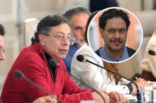 Petro sobre planes contra Iván Cepeda. / Fotos: Presidencia y AFP.
