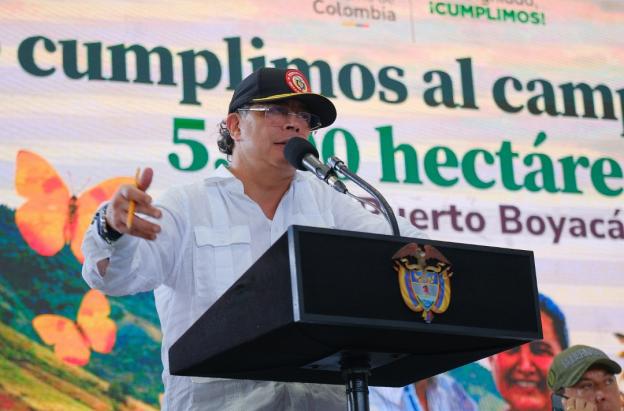 Presidente Petro en Puerto Boyacá. / Foto: Presidencia.
