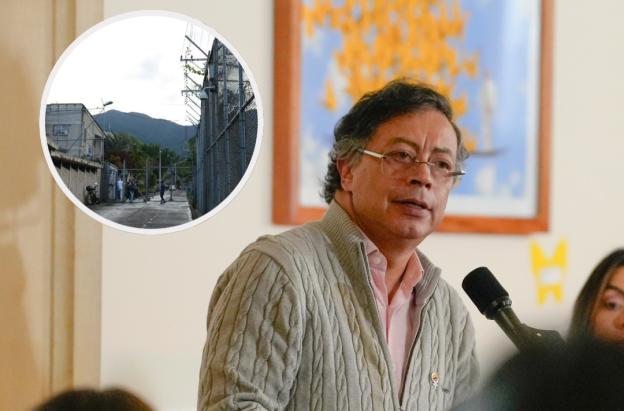 Petro sobre traslado de presos de cárcel de Itagüí. / Fotos: Presidencia y redes sociales.
