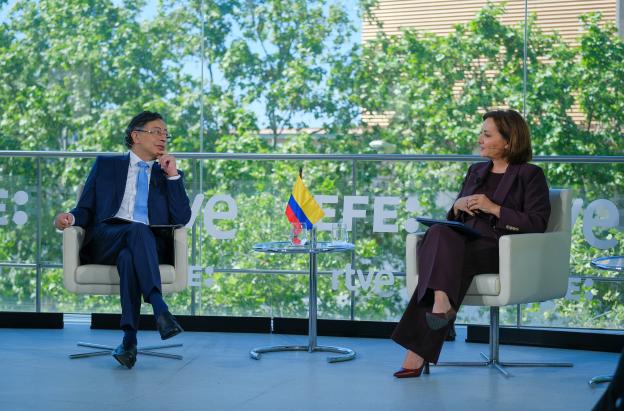 Presidente Petro en España: críticas a Trump y la ONU