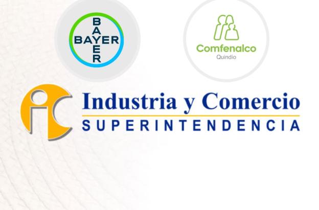 SIC sobre multas por aumento de precios. / Fotos: SIC y logos de Bayer y Comfenalco.