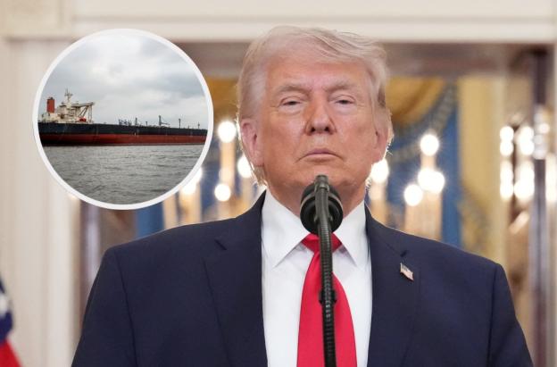 Trump sobre Estrecho de Ormuz en Irán. / Fotos: AFP.