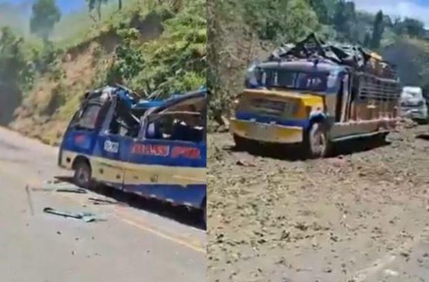 20 muertos en atentado en la vía Panamericana del Cauca