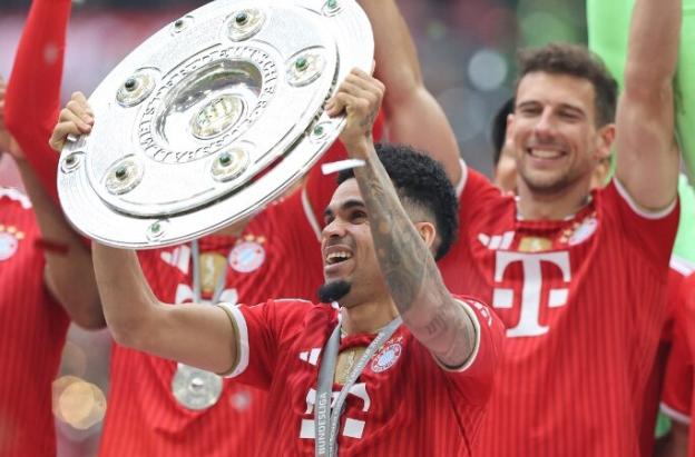 Luis Díaz, campeón de la Bundesliga con el Bayern Múnich