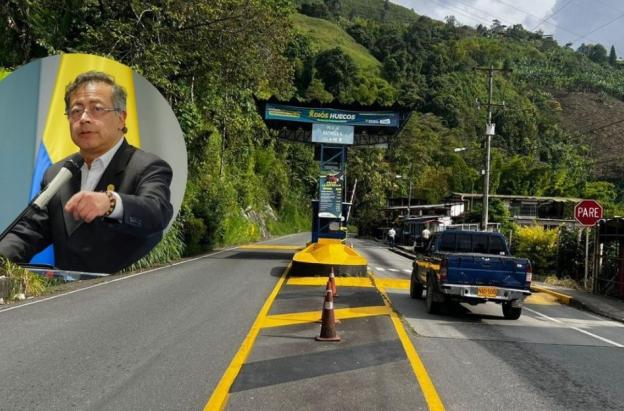 Gobierno del presidente Petro reduce peajes en Caldas de 18.000 a 700 pesos 