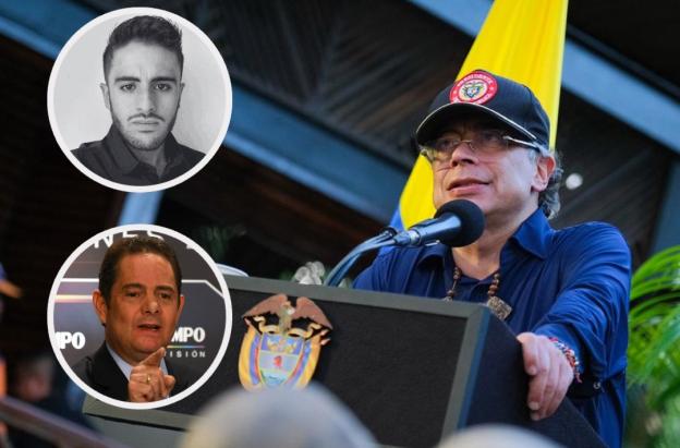 Petro decreta dos días de duelo nacional. / Fotos: Presidencia, FLIP y AFP.