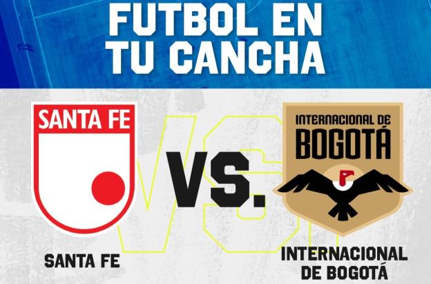 Santa Fe vs. Inter de Bogotá. 