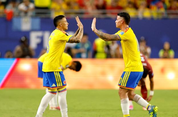 Colombia en el mundial. / Foto: AFP.