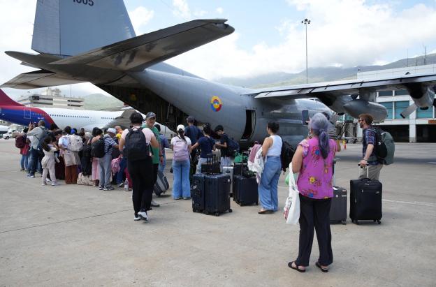 Colombianos repatriados desde Venezuela tras los terremotos