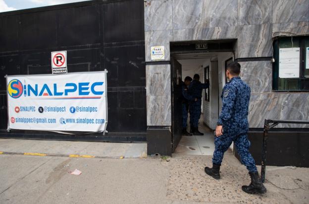 Sindicatos del INPEC. / Foto: AFP.
