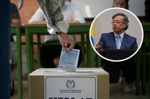 Petro sobre la clase media bogotana. / Fotos: AFP y Presidencia.