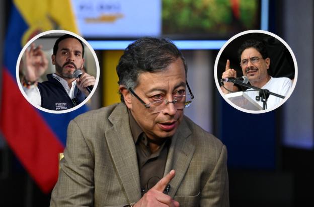 Petro sobre votaciones. / Fotos: AFP.