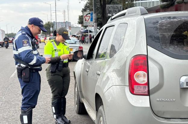 Pico y Placa regional que regirá este lunes para el ingreso a Bogotá