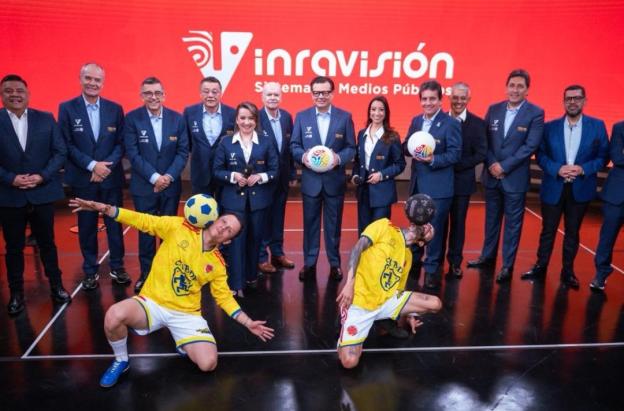 Radio Nacional en el Mundial. / Foto: Inravisión.