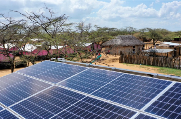 parque solar instalado en La Guajira