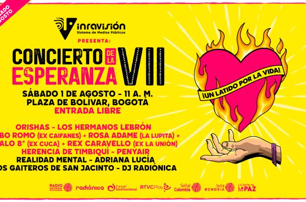 Todo lo que debes saber para asistir al Concierto de la Esperanza VII en Bogotá