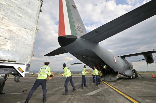 México envía más de 56 toneladas de ayuda a Colombia tras el terremoto