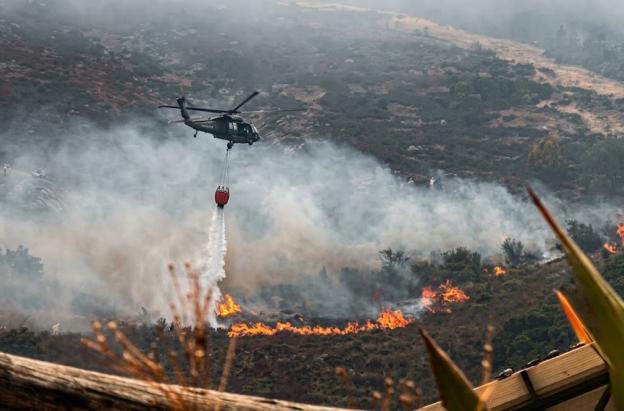 Villa de Leyva en alerta máxima: más de 250 socorristas combaten contra el incendio forestal
