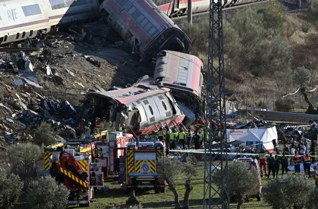 No hay colombianos reportados entre las víctimas del accidente de trenes en España. Foto: AFP.