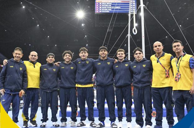 Ángel Barajas lideró histórica actuación de Colombia en gimnasia