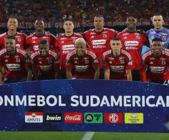 Independiente Medellín goleó 4-0 a Always Ready en la Sudamericana. / Foto: AFP.
