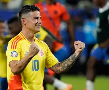 James Rodríguez fue elegido como el mejor jugador de la Copa América 2024
