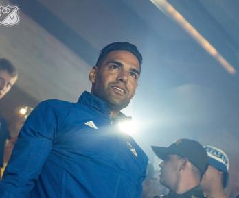 Así será la presentación de Falcao con Millonarios en Bogotá. / Foto: X Millonarios.