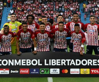 Junior en la Copa Libertadores. / Foto: AFP.