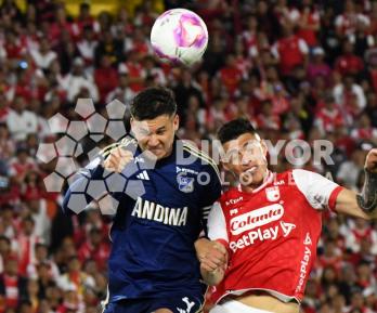 Radio Nacional con Santa Fe vs. Millonarios. / Foto: Dimayor.
