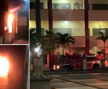 Incendio en la Universidad de Chocó