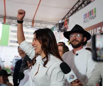 "Bravo! Rocio Bernal, y gracias pueblo de Duitama, por anunciar la victoria del Pacto Histórico": Presidente Petro