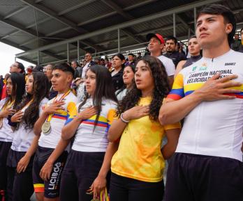 Equipo de ciclismo de Bogotá. / Foto: Cortesía.