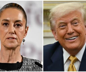 Claudia Sheinbaum y Donald Trump